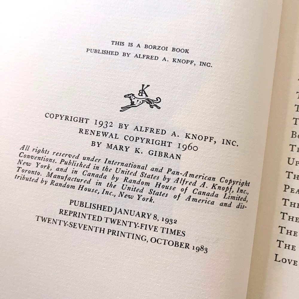 🌹RARE Kahlil Gibran’s “The Wanderer: His Parables and Sayings” 1983 Hardback🌹 - Picture 7 of 15